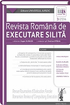 Romanian Journal of Compulsory Execution