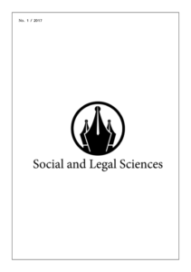 Social and Legal Sciences Cover Image