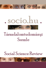 Socio.hu Social Science Review Cover Image