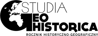 Studia Geohistorica Cover Image