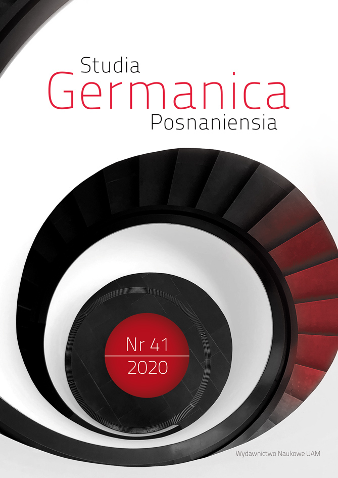 Studia Germanica Posnaniensia Cover Image