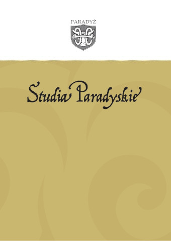 Studia Paradyskie Cover Image