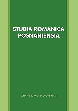 Studia Romanica Posnaniensia Cover Image