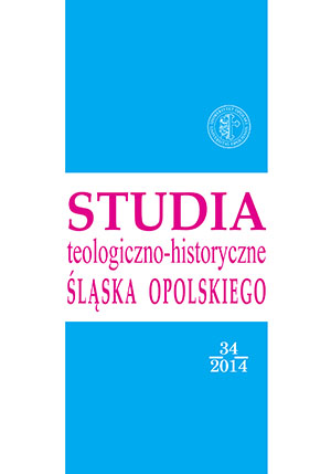 Studia Theologica et Historica Silesiae Opoliensis Cover Image