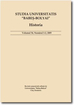 Studia Universitatis Babes-Bolyai - Historia Cover Image
