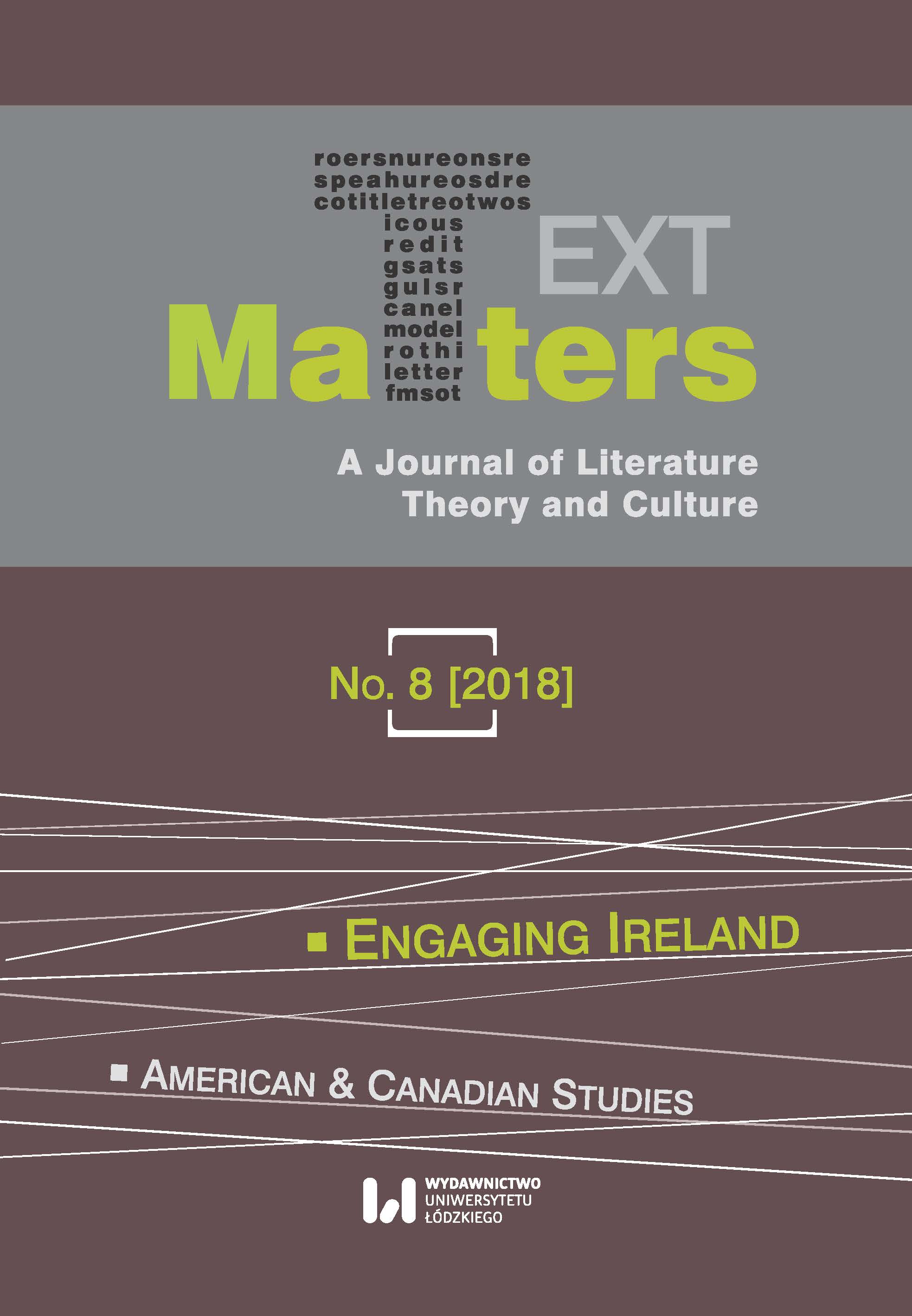Text Matters: A Journal of Literature, Theory and Culture Cover Image