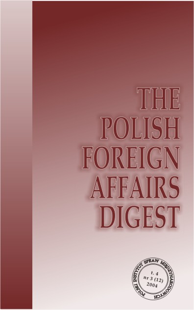 The Polish Foreign Affairs Digest Cover Image