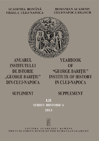 Yearbook of the  Institute of History »George Bariţiu« - Series HISTORICA Cover Image