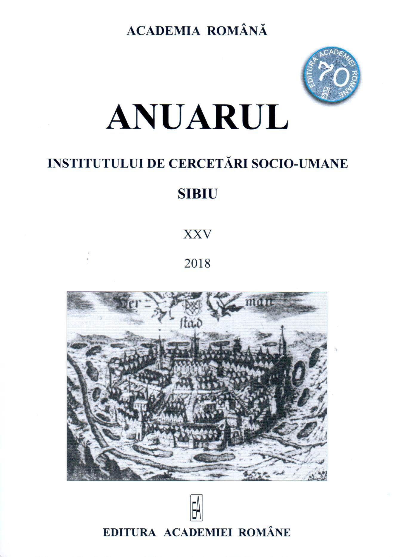 Yearbook of the Institute of Social Sciences and Humanities Sibiu Cover Image