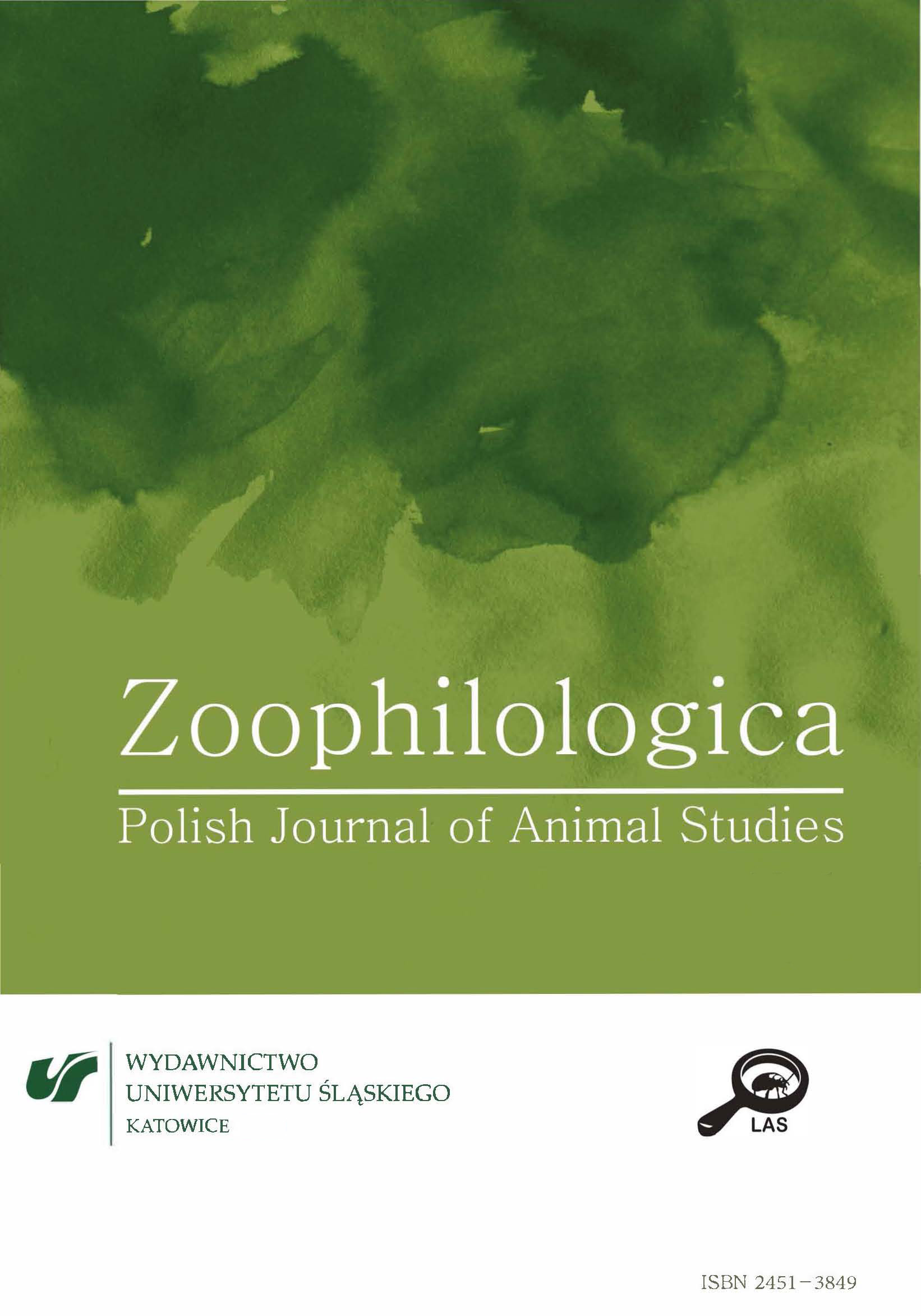 ZOOPHILOLOGICA. Polish Journal of Animal Studies Cover Image